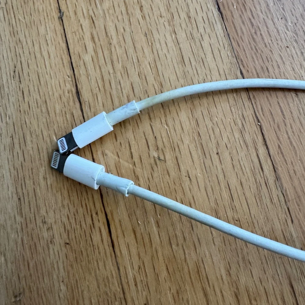 3 (three) for all of them Apple - 3.3' (1M) Lightning to USB Cable - White